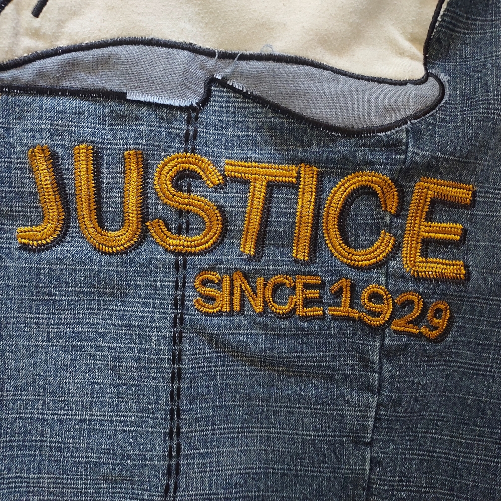 Vintage Justice Men's Blue Jeans Sz 44 - Picture 3 of 10
